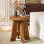 Solid Wood Pedestal End Table