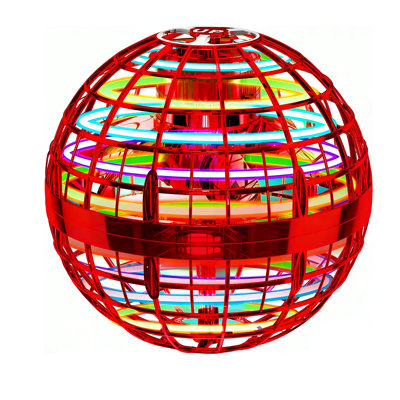 Boule en forme de globe volant, globe flottant de drone Boomerang, pour un jeu intérieur / extérieur
