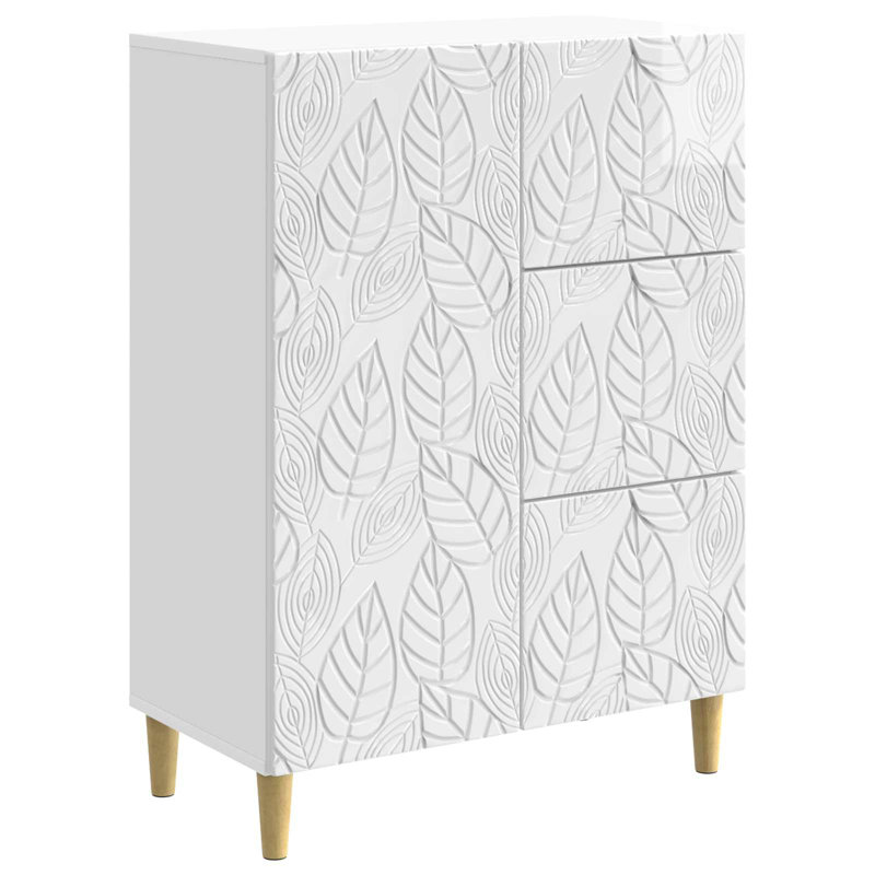 66cm Sideboard, High Gloss White
