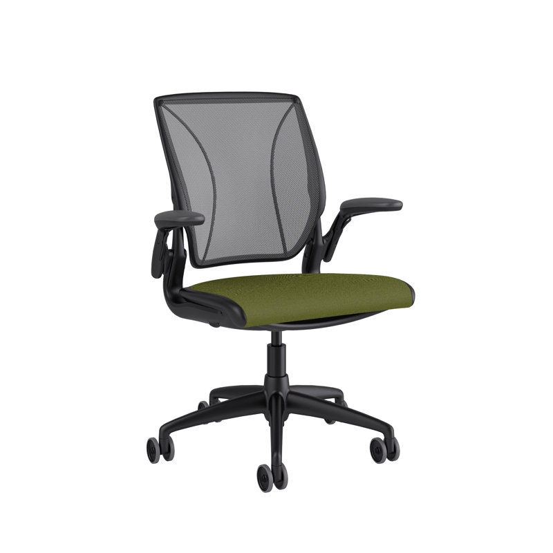 Diffrient World Wool Task Chair, Black, Catena/Caraway, Corde/Black