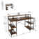 Kinslee 55inch Computer Desk, Office Work Desk with Monitor Stand