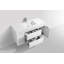 Ensemble de meuble-lavabo mural simple de 47,25 po Royka-33692178
