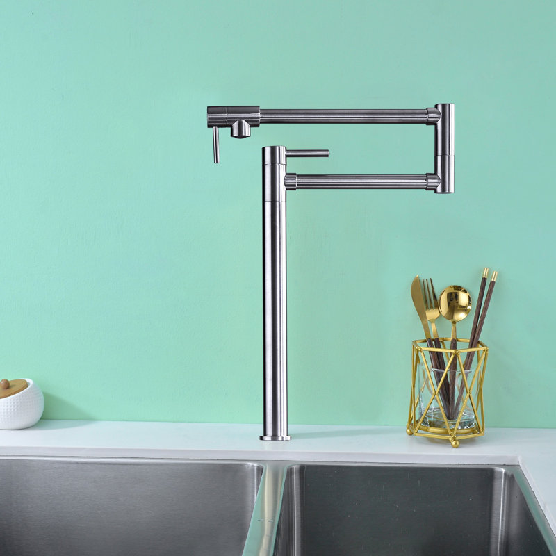 WESTINUS Kitchen Faucet, Brushed Nickel
