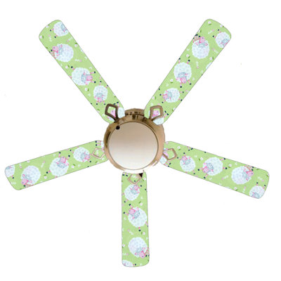 Ventilateur de plafond 5 pales 52 "