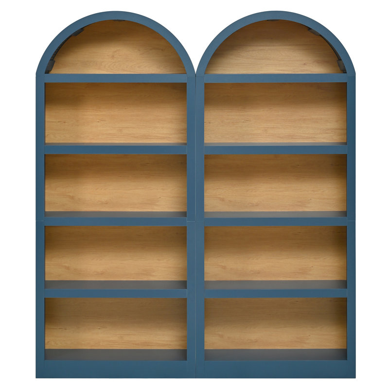 Bibliothèque 69 po H (ensemble de 2), Bleu
