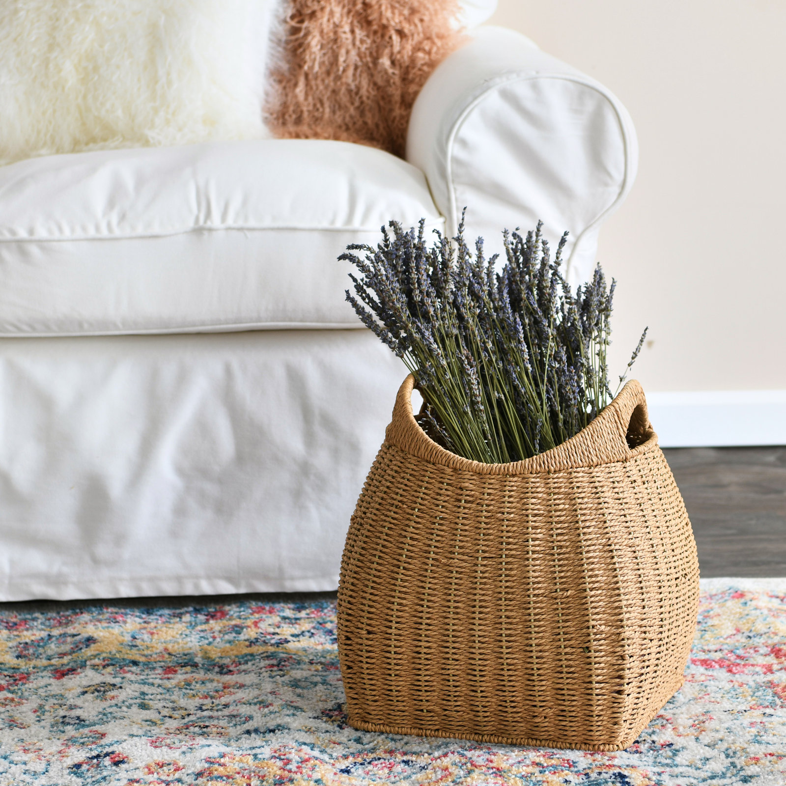 Devyani Decorative Basket 1, Natural