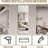 Full Body Round Corner Mirror With Hanging Hole High Quality 5Mm Silver Mirror Explosion-Proof Glass