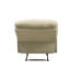 Fauteuil inclinable beige avec accoudoirs coussinés