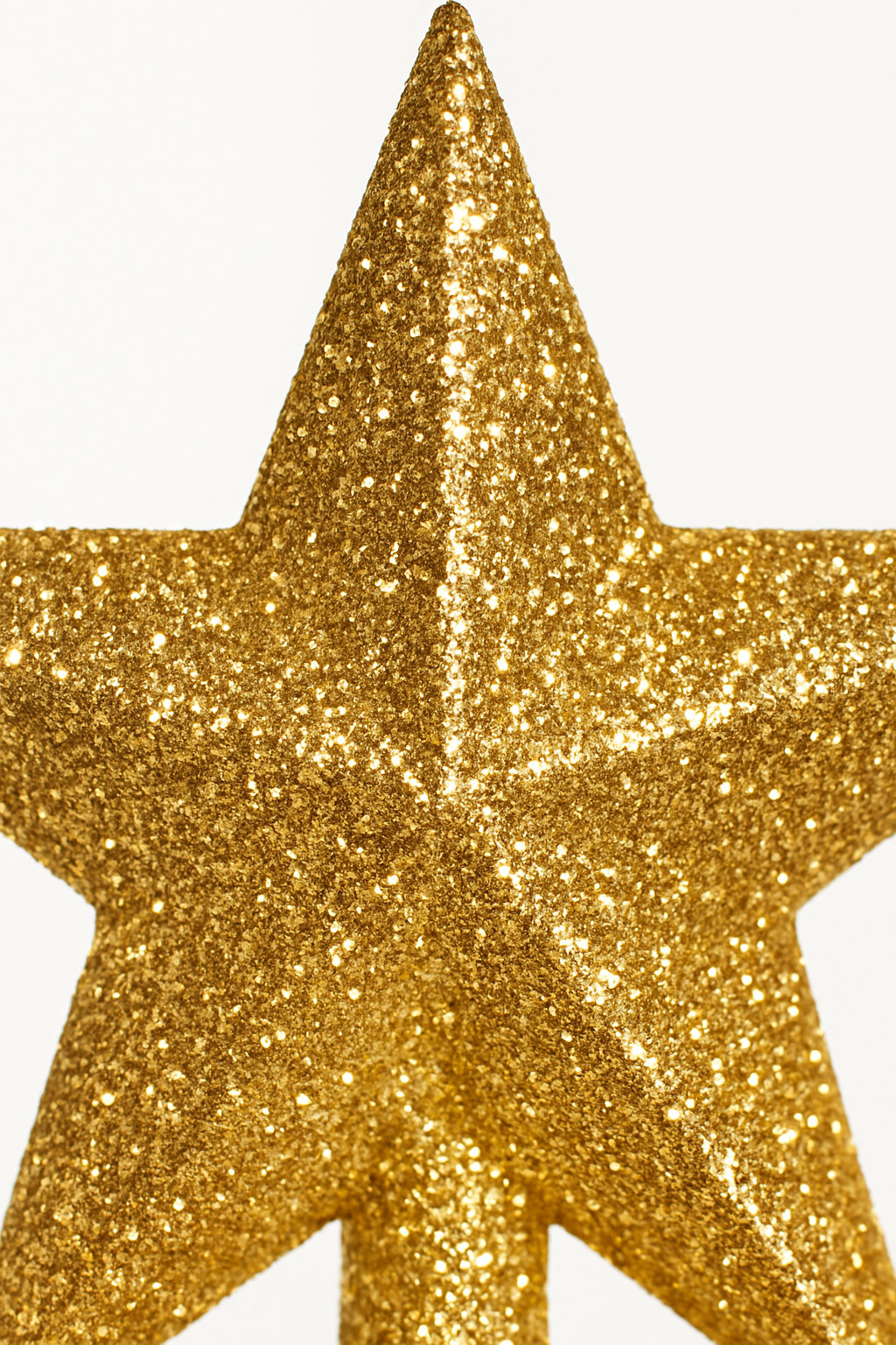 Silver Star Tree Topper, Gold