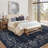 Machine Washable Non-Slip Rugs for Living Room Border Floral Vintage Distress Print Carpet Indoor Non-Shedding Rugs for Living Room Dining Room-1315956529