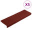 Braxx Non-Slip Bordeaux Red Stair Tread-450967554