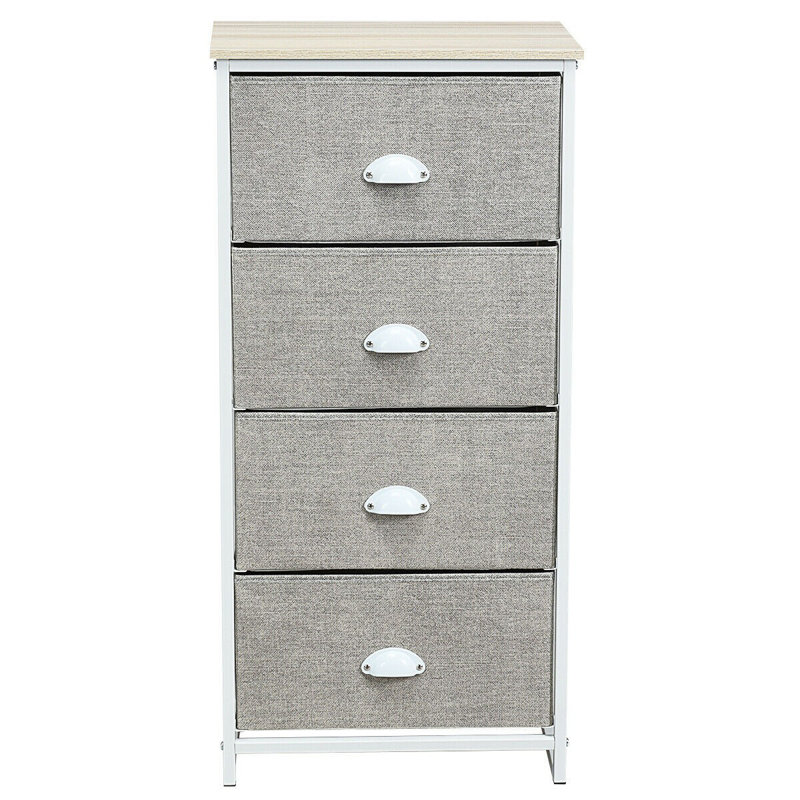 Pegues 45cm W Metal Bedside Table