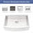 33 Farmhouse Sink Workstation - 33*21*9 Inch Kitchen Sink Stainless Steel 16 Gauge Apron Front Kitchen Sink