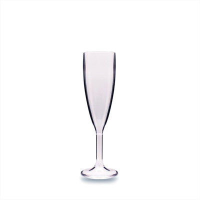 Diamètre de qualité supérieure: H 2,25 po: H 8,5 po Ensemble de 12 flûtes à champagne rondes en polycarbonate transparent