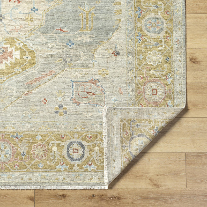Rectangle Anatolia Wool Area Rug, Rectangle 2' x 3'