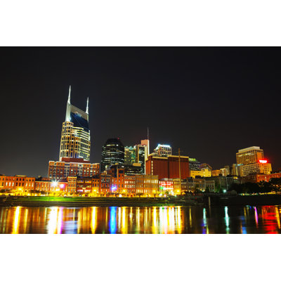 " Nashville Cityscape In The Night " by Andreykrav