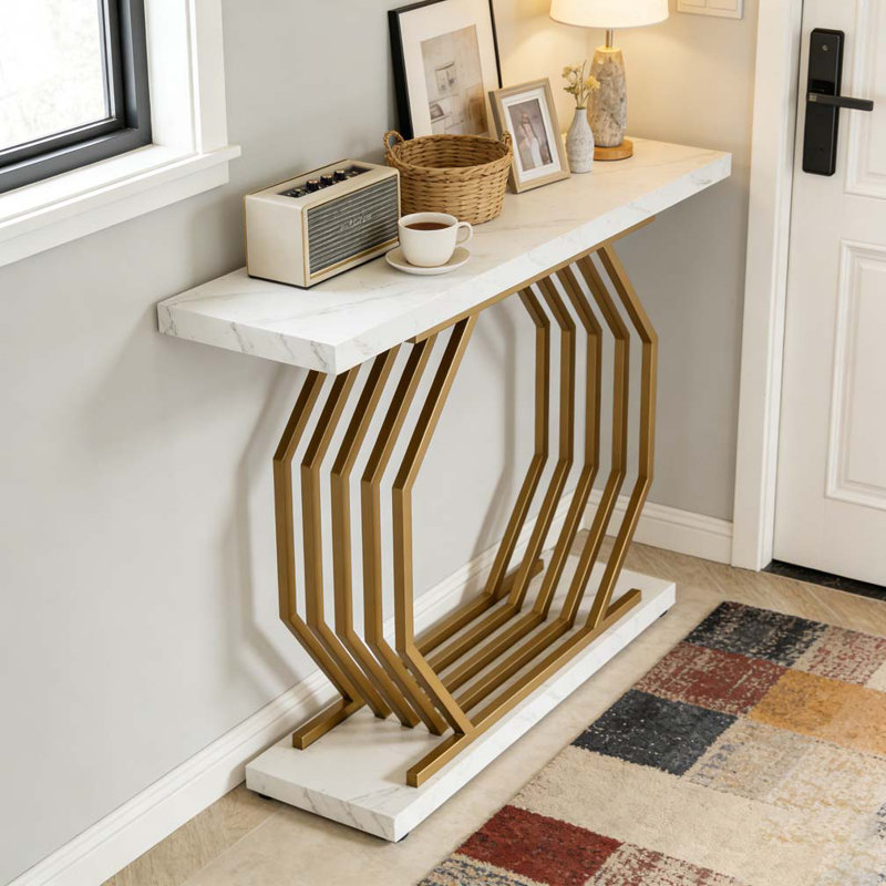 Console, canapé, table d'appoint, table de vestibule