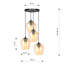 Cadi-Grace 4 - Light Black Cluster Pendant-1710499622