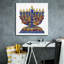 «Menorah 1» par Andrea Strongwater, art mural sur toile-1449618532