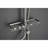 Showerspas Shower System, With 10" Rain Showerhead, 4Function Hand Shower, Adjustable Slide Bar And Soap Dish-124944755