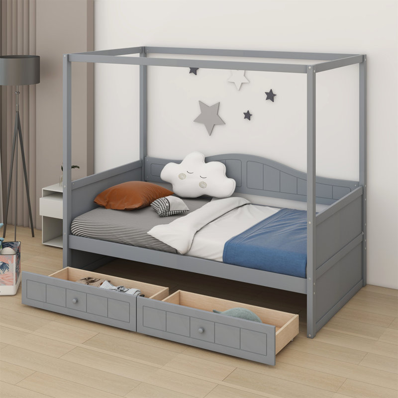 Tyair Canopy Storage Bed