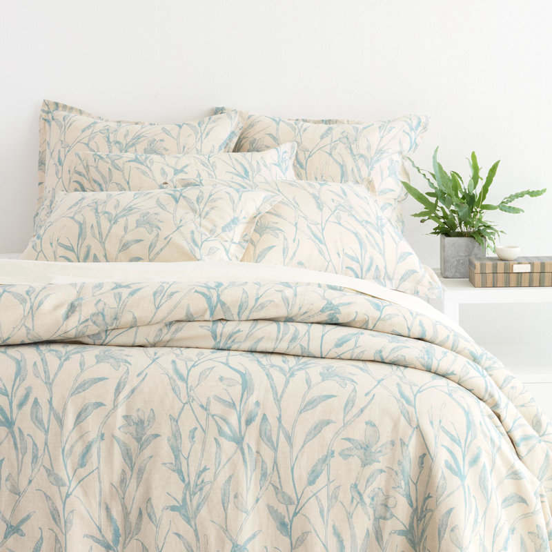 Margo Linen Duvet Cover, Full/Queen Duvet Cover