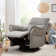 Hawn 33.5'' Wide Modern and Super Soft Swivel and Rocker Manual Recliner Chair