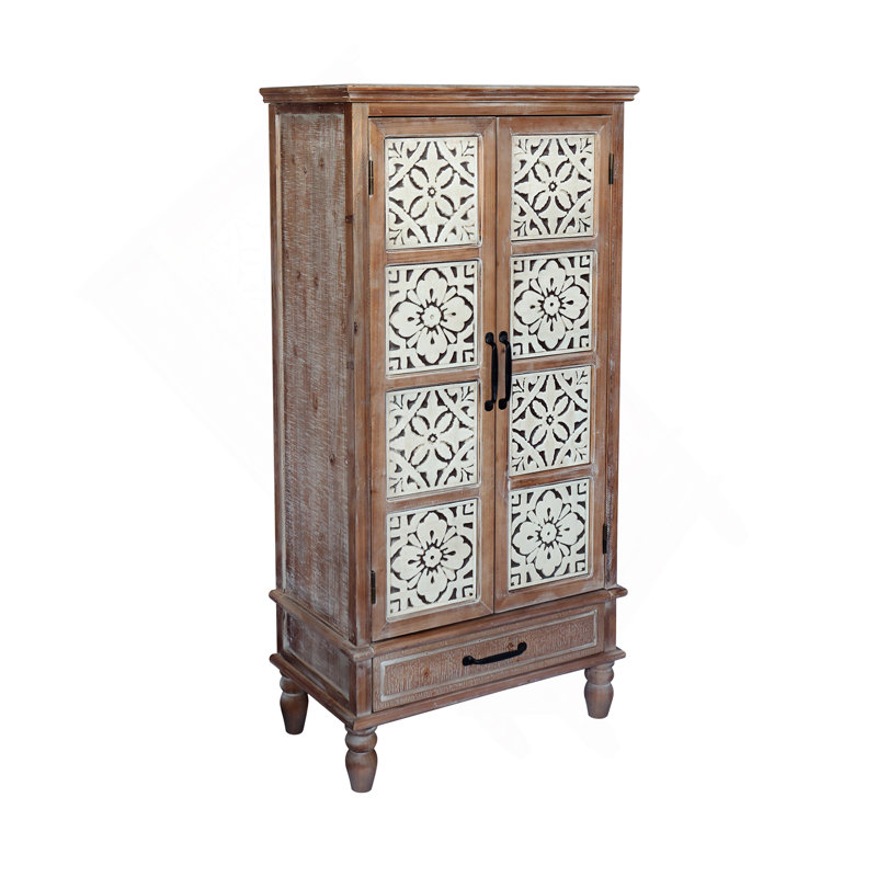 Grande armoire de rangement de 55,12 po - Buffet en bois rustique - Buffet polyvalent avec rangement pour la décoration et l'organisation