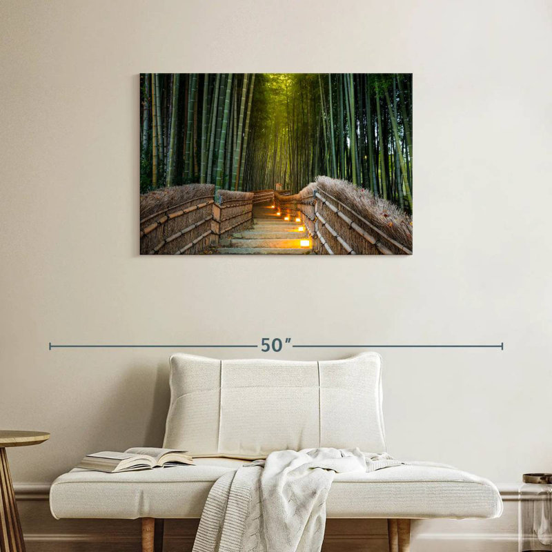 Forêt de bambous séchés, Sebbie, Arashiyama, H 24 po x l 36 po