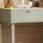 39.38-Inch Modern Dressing Table, Solid Wood Vanity Table With 5 Drawers For Large-Capacity Storage, Bedroom-Specific Dressing Cabinet, Mint Green.