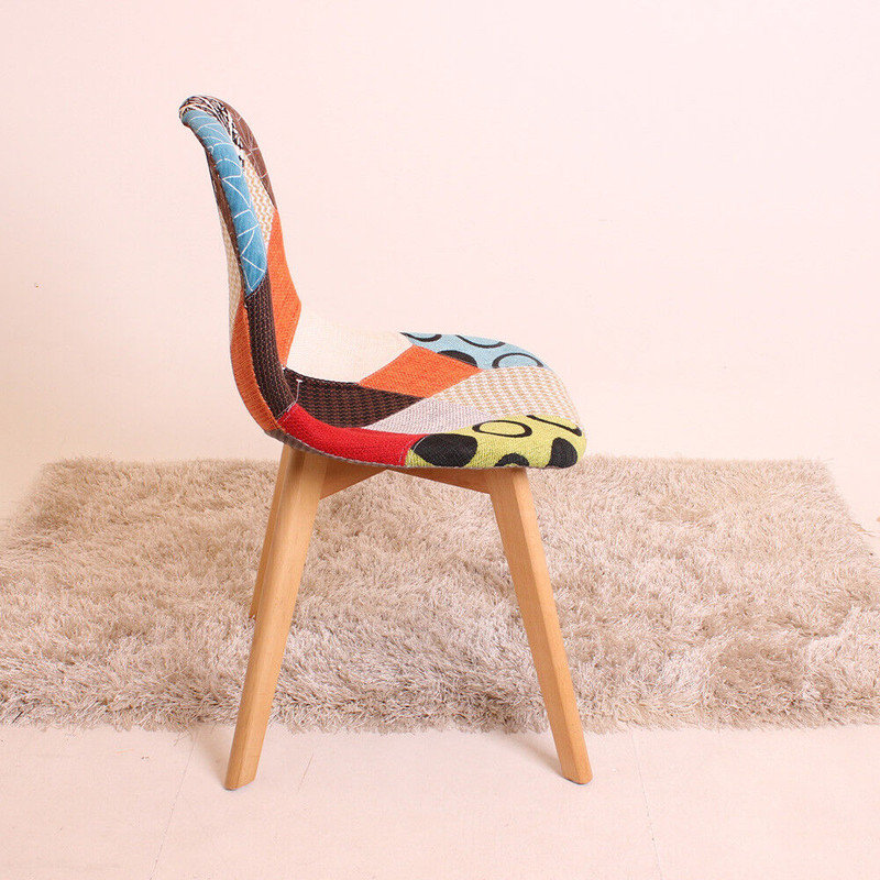 Greenwich Side Chair in Red/Blue
