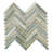 Roman 0.56" x 4" Marble Herringbone Mosaic Wall Tile