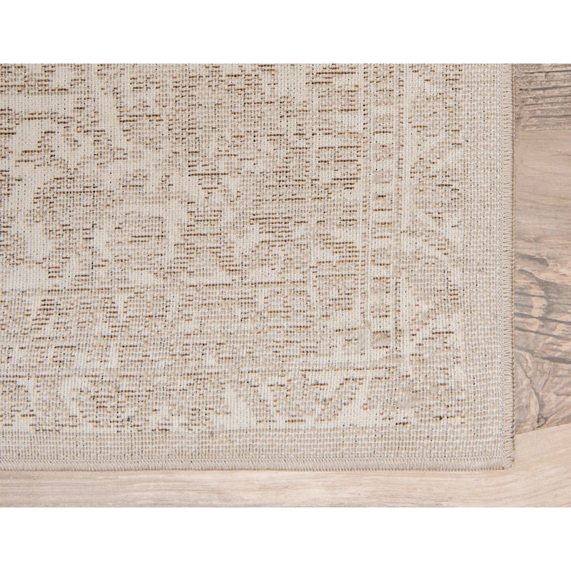 Parrado Ikat Indoor Rug, Rectangle 6' x 9'