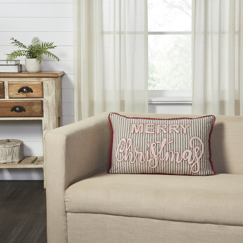 Sawyer Mill Pom-poms 100% Cotton Shell, Polyester Lining, Polyester Pillow Fill Reversible Throw Pillow