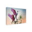 «Two Roseat Spoonbills On Canvas» par Phillip Chang, impression-1156505171