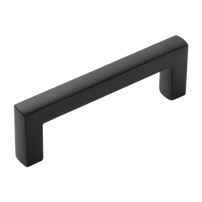 Coventry Collection Handle Pull - 3-3/4" Center to Center Cabinet Pull Matte Black - Transitional Hardware for Drawers & Cabinets