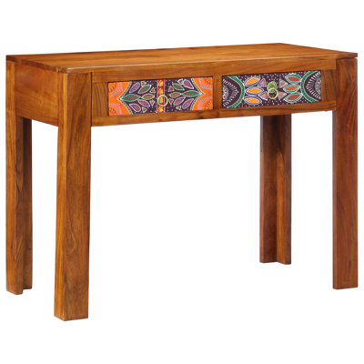 Bureau Vidaxl 100 x 50 x 75 cm en bois d'acacia massif