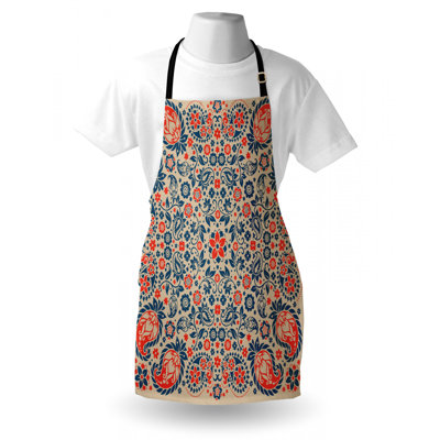 Paisley Floral Bib Apron