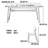 Simple small Japanese rock plate dining table-357922192