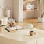 Table basse simple de style crème moderne