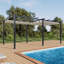 10x20ft Aluminium Pergola with Retractable Roof-575306559-575306553