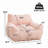 Compression 41.8“W Large Corduroy Bean Bag Chair Filled Memory Sponge-1888231727