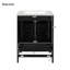Meuble-lavabo de 24 pouces avec lavabo encastré intégré et armoire de rangement avec 2 portes et 1 tiroir. Comprend une tablette de porte à double couche, une conception à fermeture douce et des solutions de rangement polyvalentes-999495423