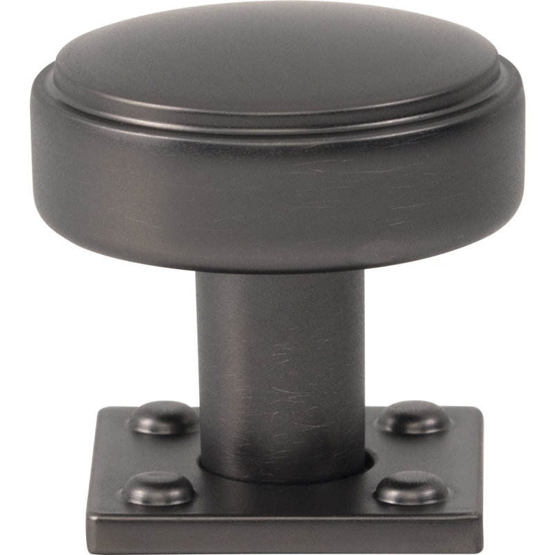 Benning 1 1/4" Diameter Round Knob, Slate