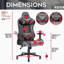 Fauteuil de jeu ergonomique Sport XL