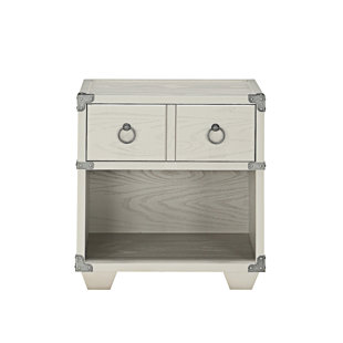 Nightstand With Drawer And Open Shelf