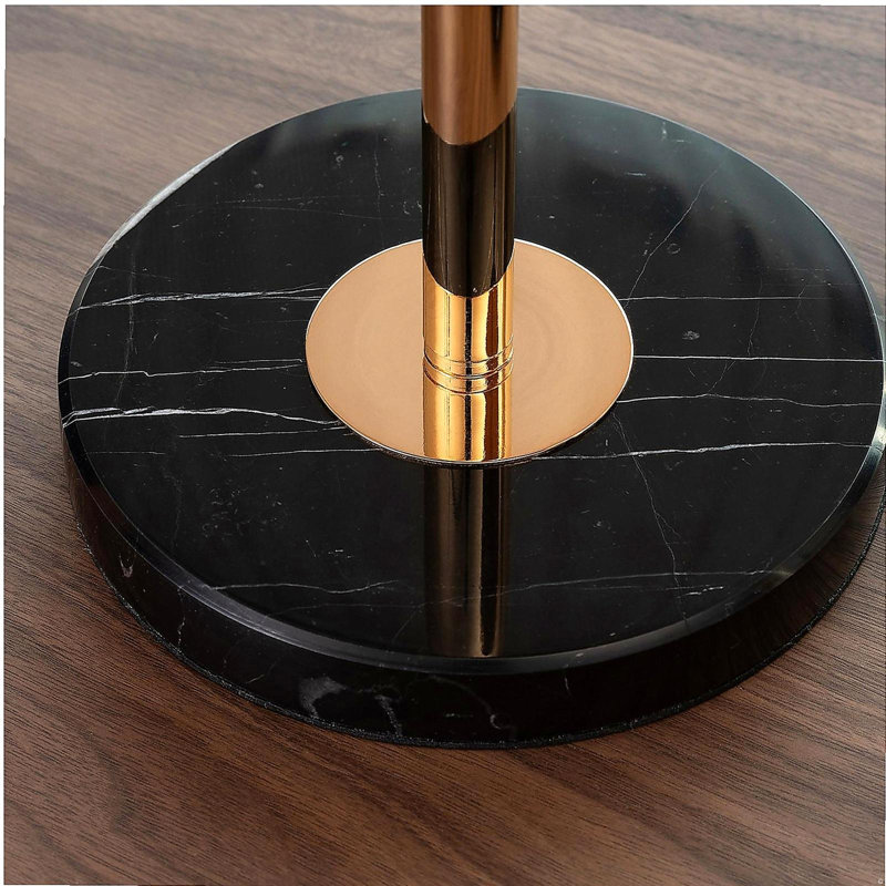 2P, table d'appoint réglable, petite table à thé Martini, table de bout décorative en marbre naturel et doré pour présentation et rangement