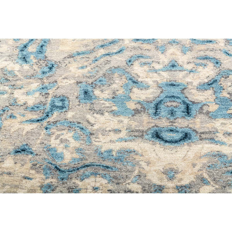 Wool Ikat Area Rug, Rectangle 8' x 10'