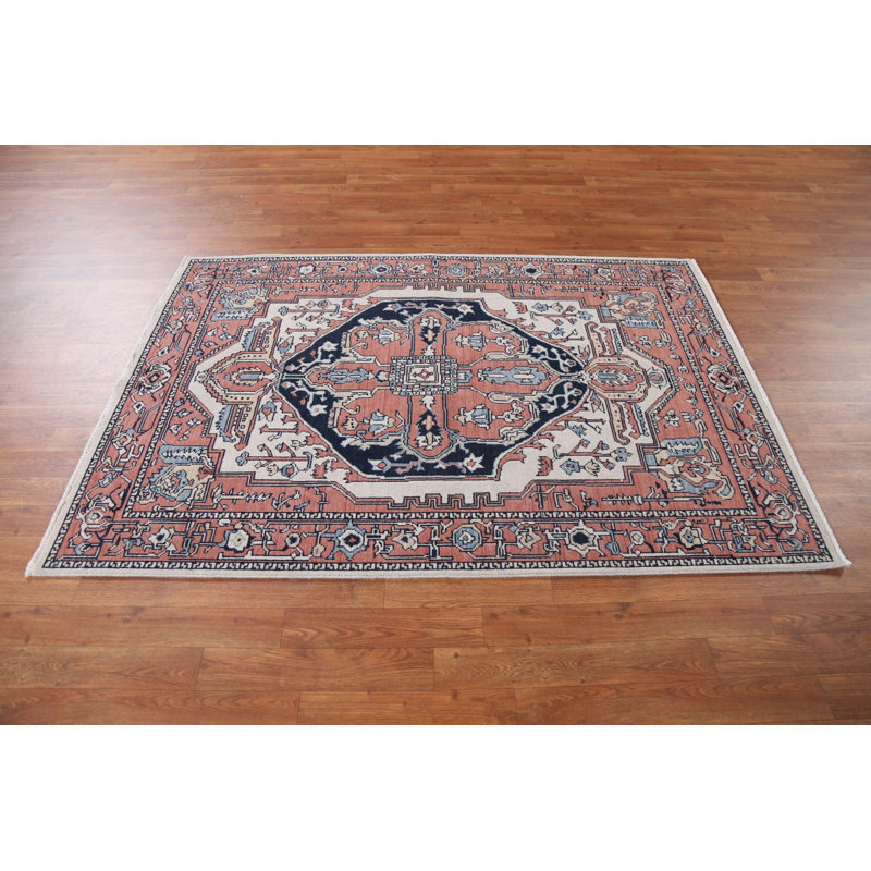 Handmade Geometric Turkish Rug 4x6