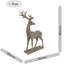 Conrad DEER 46cm Carved Wood Effect